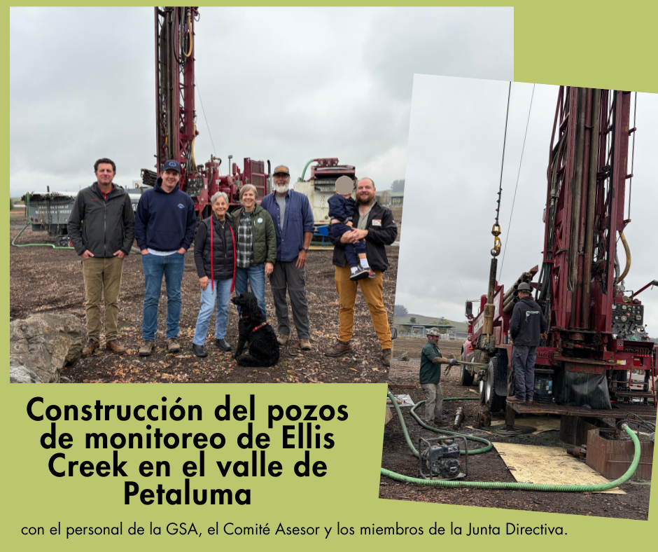 Ellis Creek Monitoring Well Installation in Petaluma Valley
